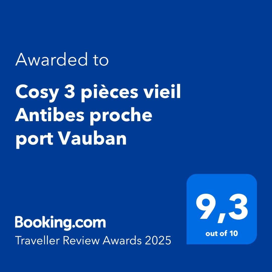 Cosy 3 Pieces Vieil Antibes Proche Port Vauban Exterior foto